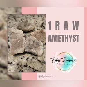 Raw Genuine Small Amethyst Beautifully Cut Base Crystal Lot #1